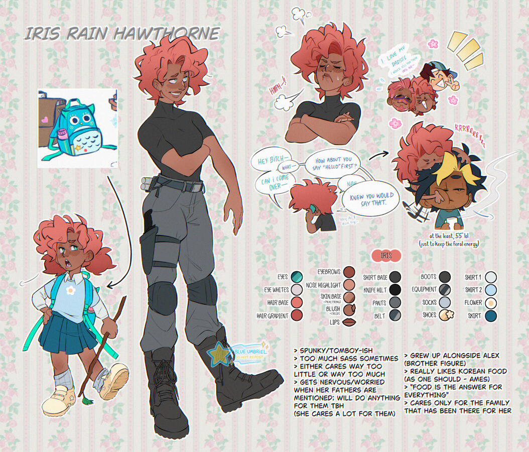 Iris Hawthorne, one of my OCs